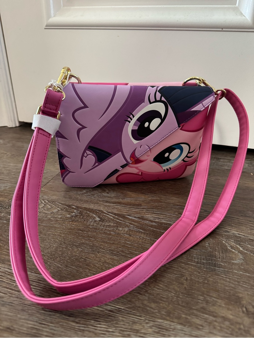 Loungefly Pink My Little Pony Character Crossbody Bag - Picture 5 of 6